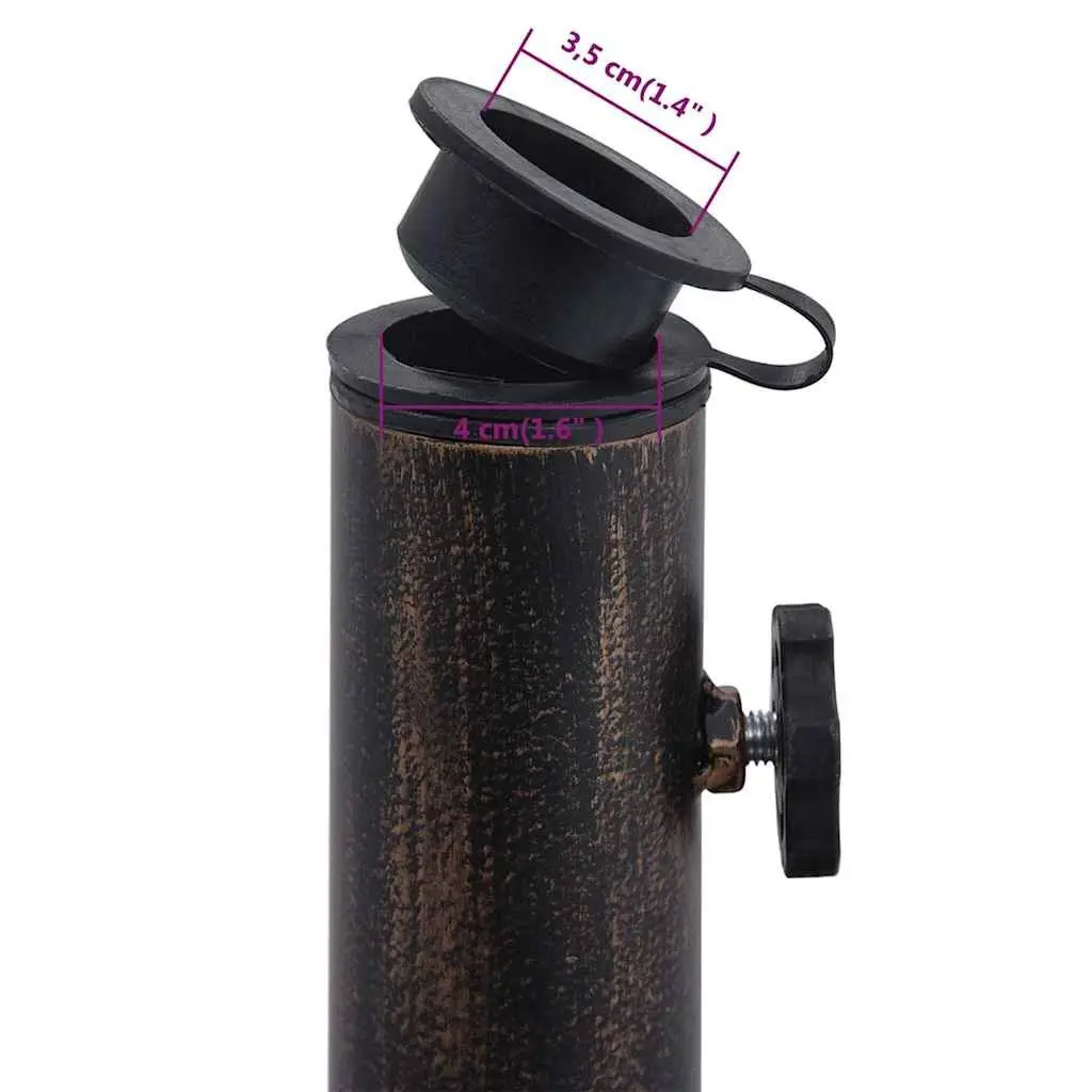 Umbrella Base Cast Iron 40cm Black
