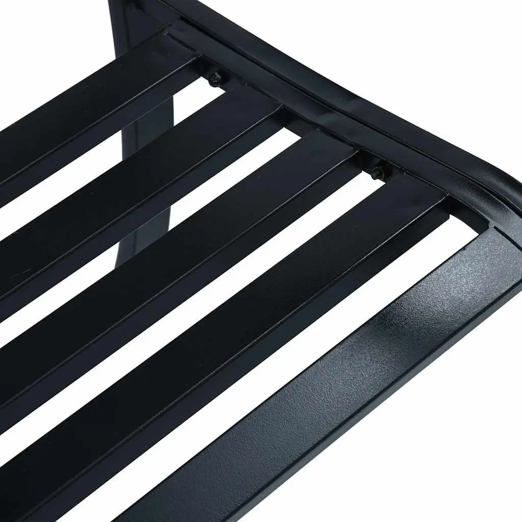 Outdoor Garden Bench with Lattice-Backrest