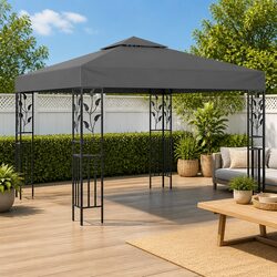 Sturdy 3x3 m Gazebo with Vented Roof for Outdoor Use