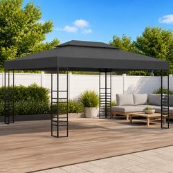 High-Quality 3x4 m Outdoor Canopy Gazebo with Vented Roof