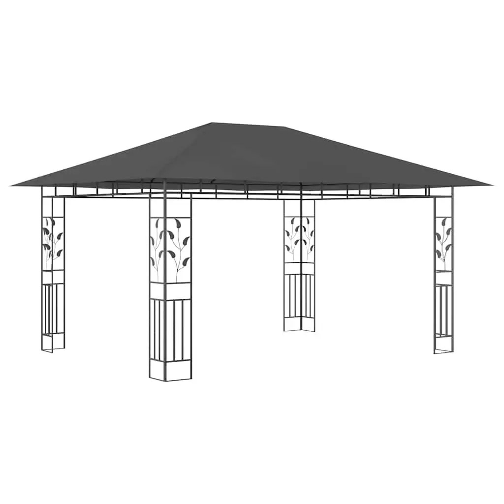 Garden Gazebo 4x3x2.73m with Mosquito Net