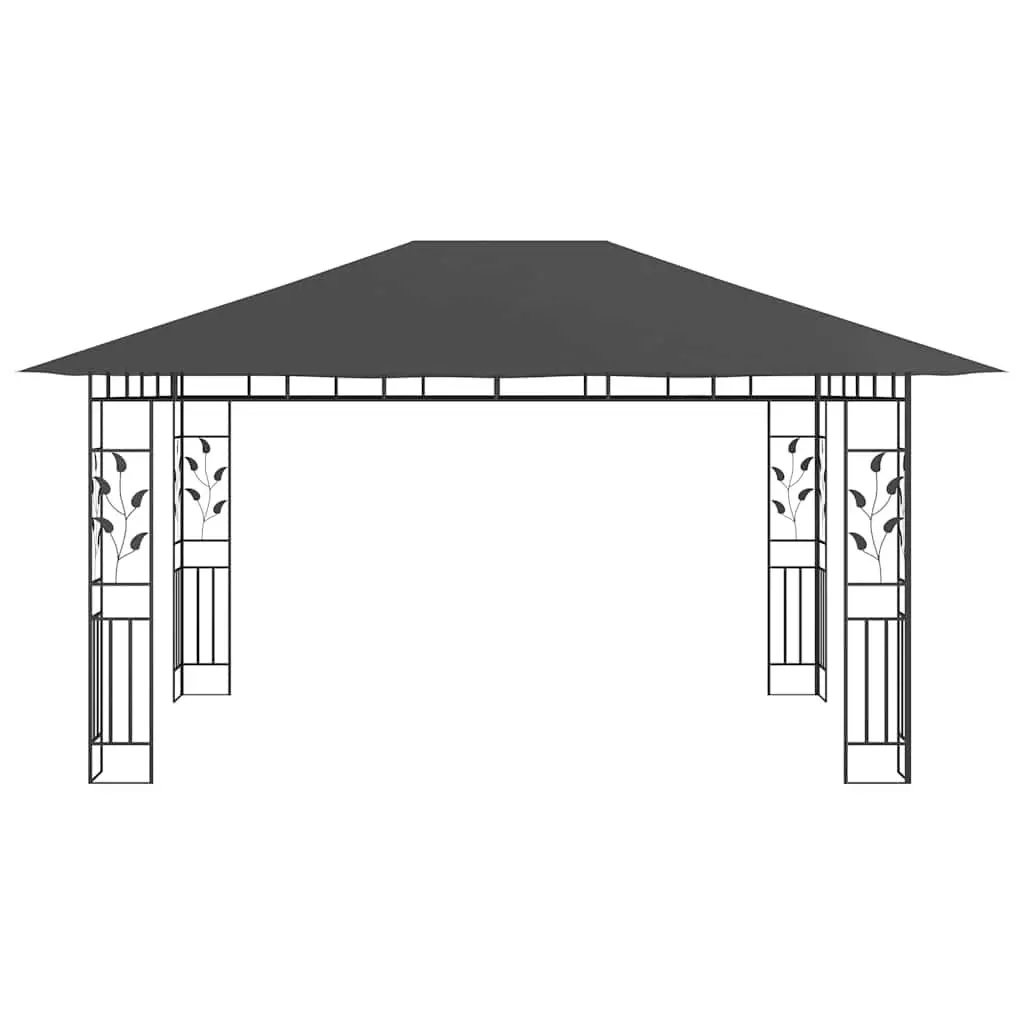 Garden Gazebo 4x3x2.73m with Mosquito Net