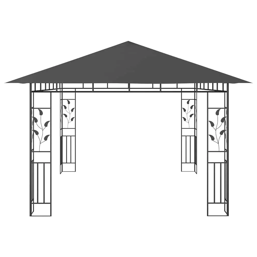 Garden Gazebo 4x3x2.73m with Mosquito Net