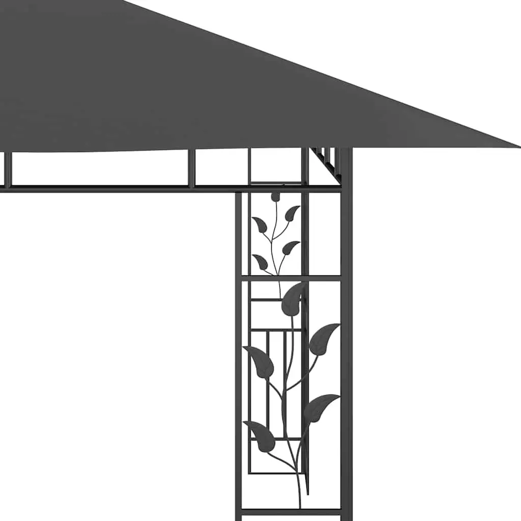 Garden Gazebo 4x3x2.73m with Mosquito Net
