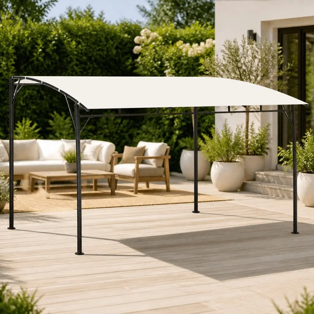 Garden Sunshade Awning 4x3x2.55m Shelter