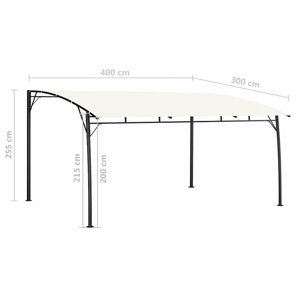 Garden Sunshade Awning 4x3x2.55m Shelter