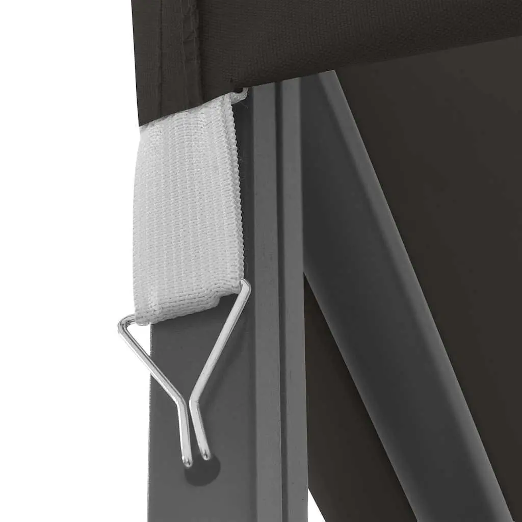 Gazebo Steel 3x4 m Polyester Anthracite