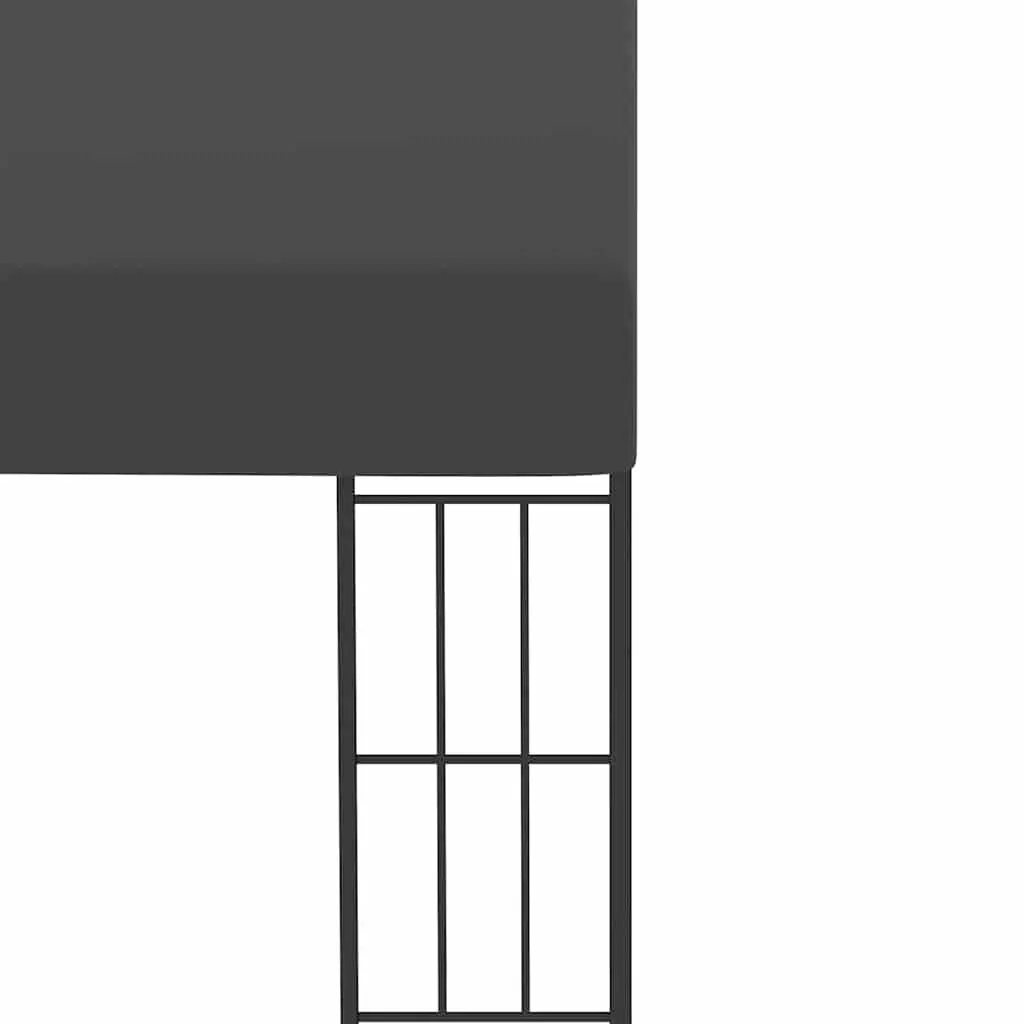 Retractable Wall-mounted Gazebo 3x4 m in Anthracite