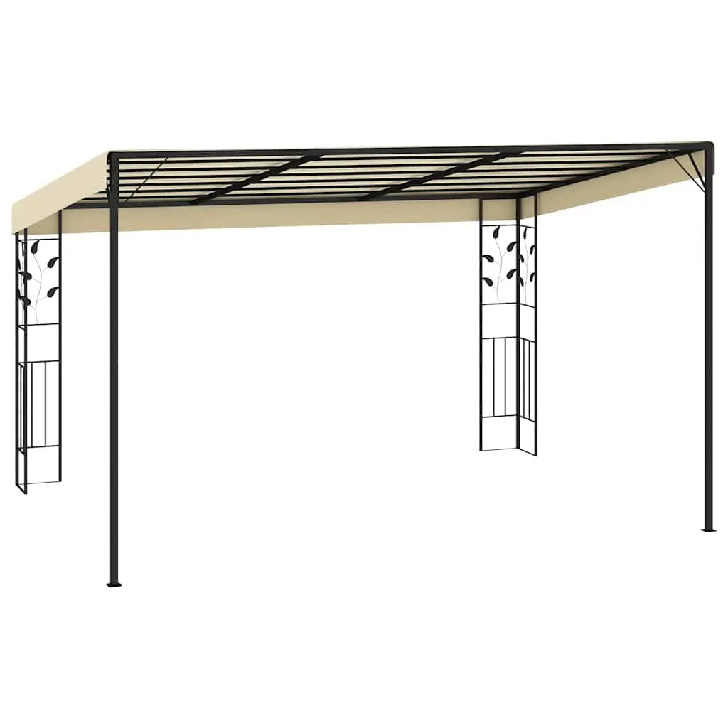Wall-mounted Gazebo 4x3x2.5m Outdoor Canopy