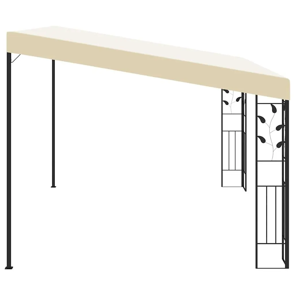 Wall-mounted Gazebo 4x3x2.5m Outdoor Canopy