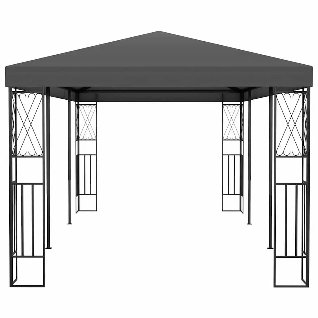 Gazebo 3x6 m with Steel Frame & Polyester Roof