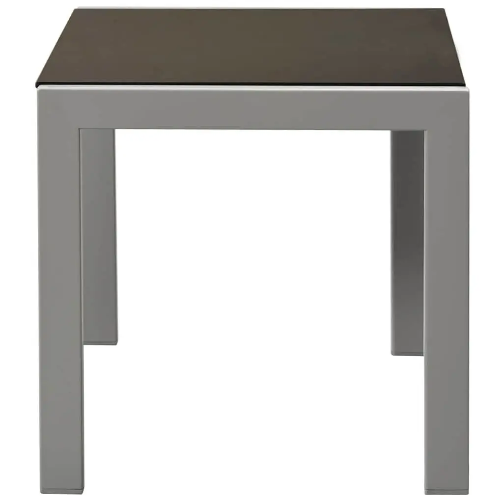 Steel Frame Sun Loungers Set with Table