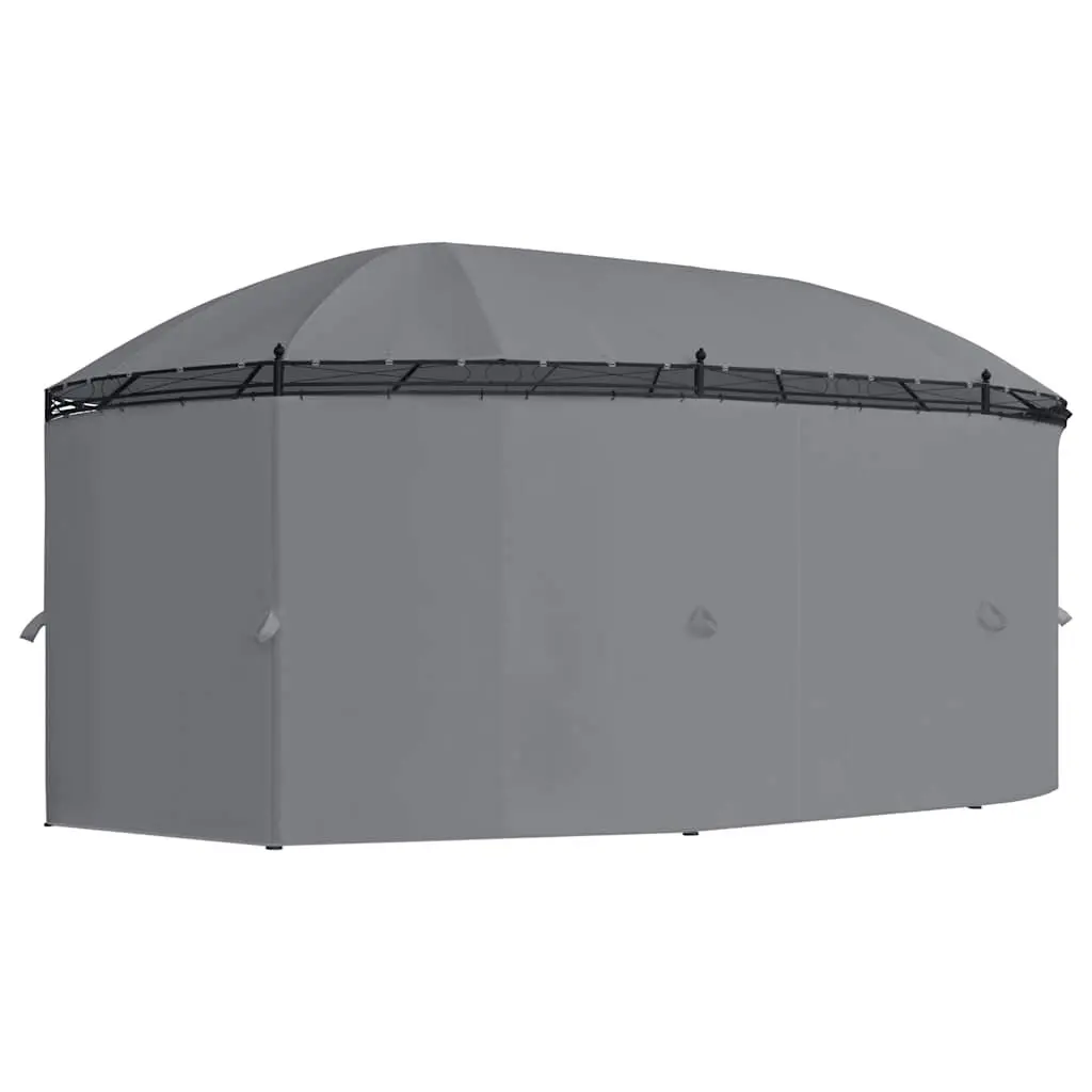 Gazebo with Detachable Curtains 520x349x255 cm