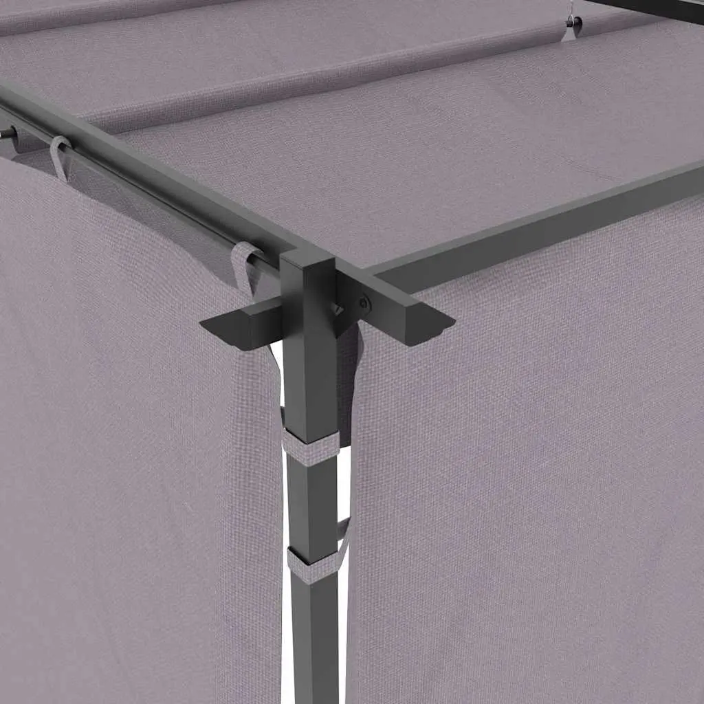 Outdoor Gazebo with Curtains 3x3 m