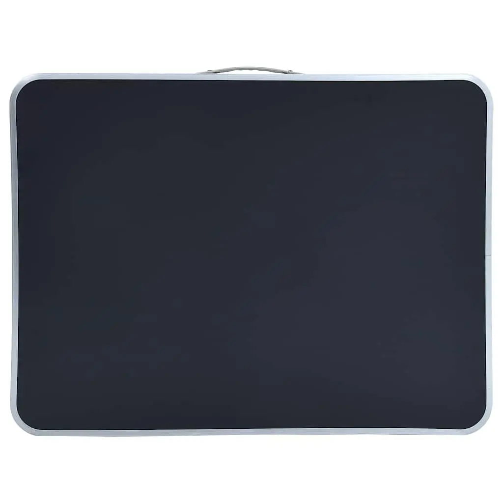 Grey Foldable Camping Table 80x60cm