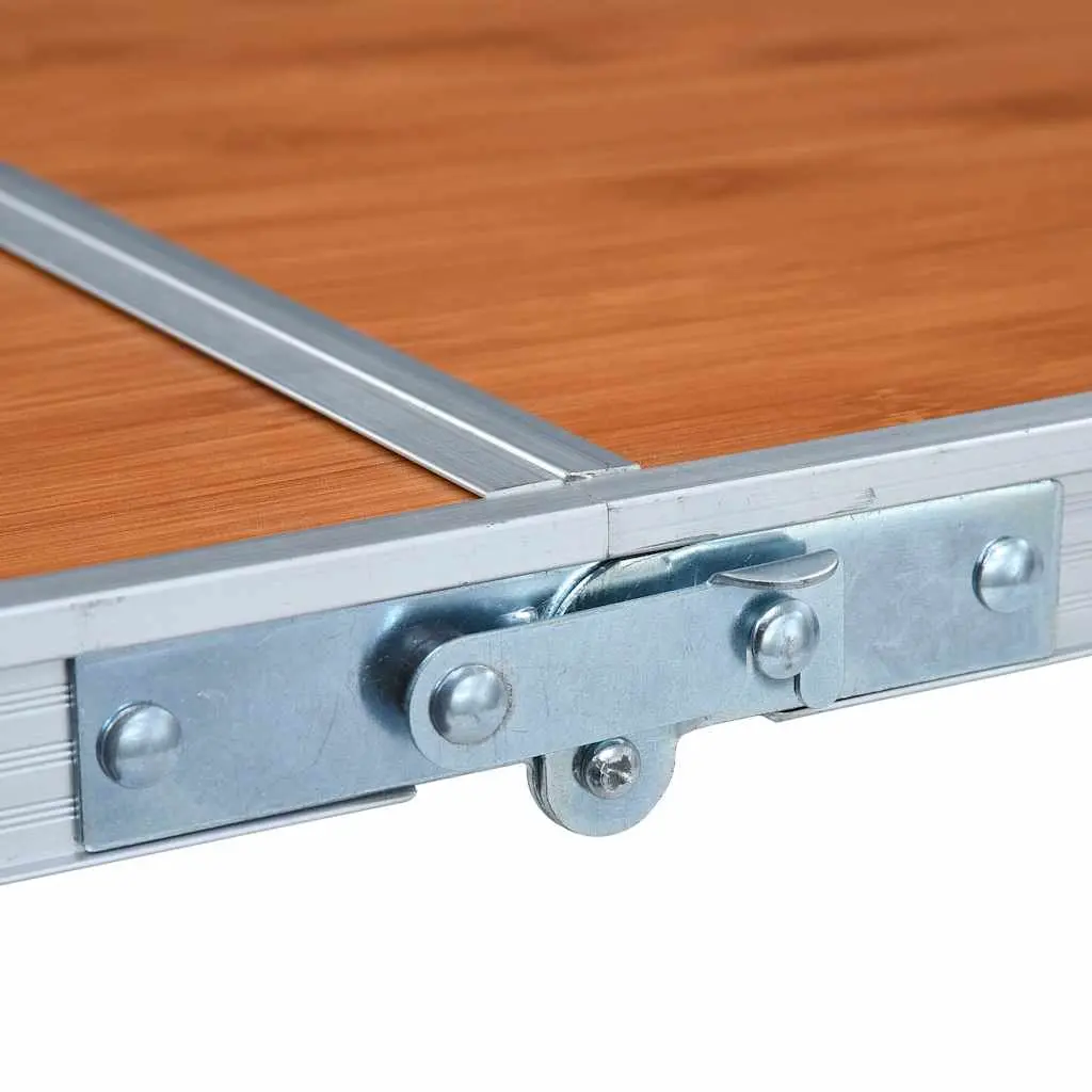 Adjustable Height Camping Table for Outdoor Use