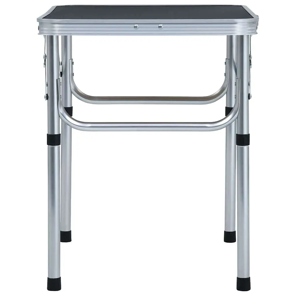 Grey Portable Folding Camping Table for Outdoor Use