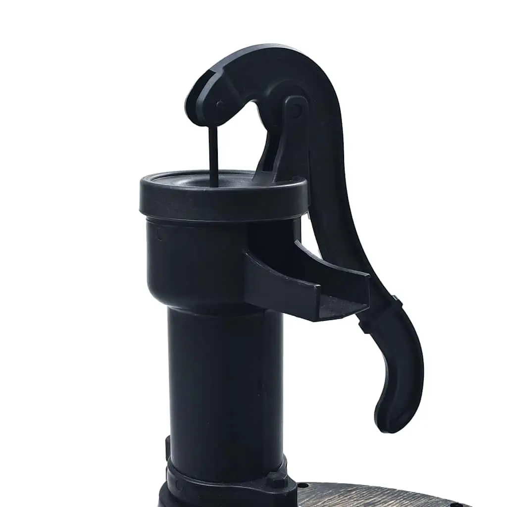 Garden Water Fountain PP Brown Outdoor Patio Decor Rustic