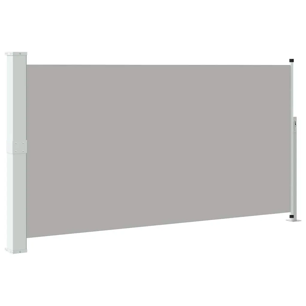 Patio Retractable Side Awning 170x300cm Grey Privacy Screen Outdoor Sunshade
