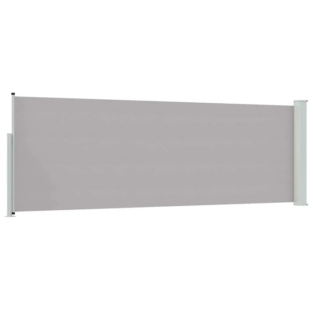 Retractable Side Awning 100x300 cm Grey Sunshade