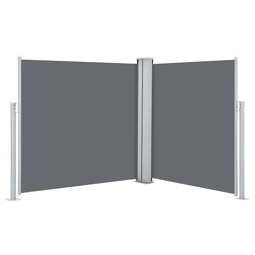 Retractable Side Awning 100x600 cm Anthracite Shade