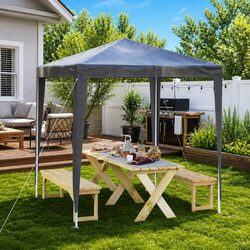 Durable 2x2m Outdoor Party Tent with Steel Frame