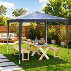Premium 2.5x2.5m Outdoor Party Tent with Steel Frame