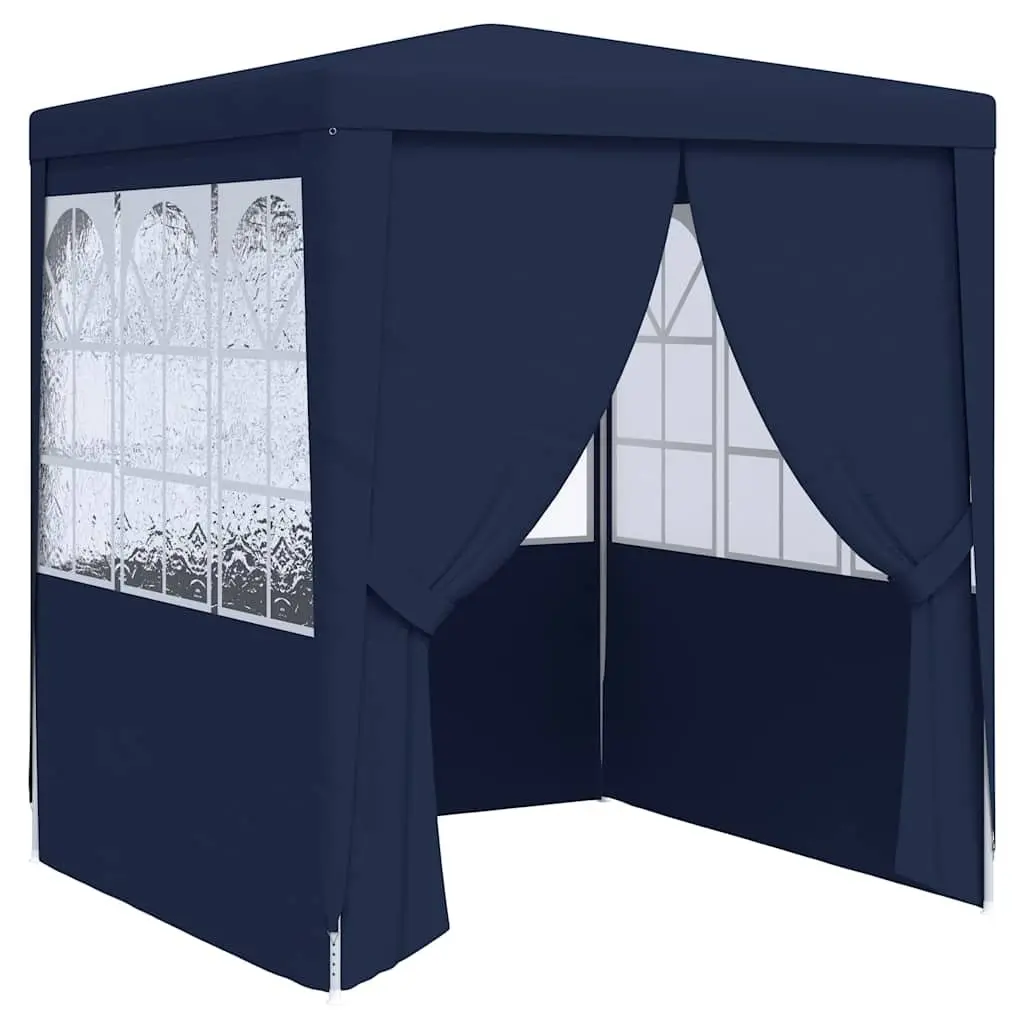 2.5x2.5m Party Tent with Blue Canopy