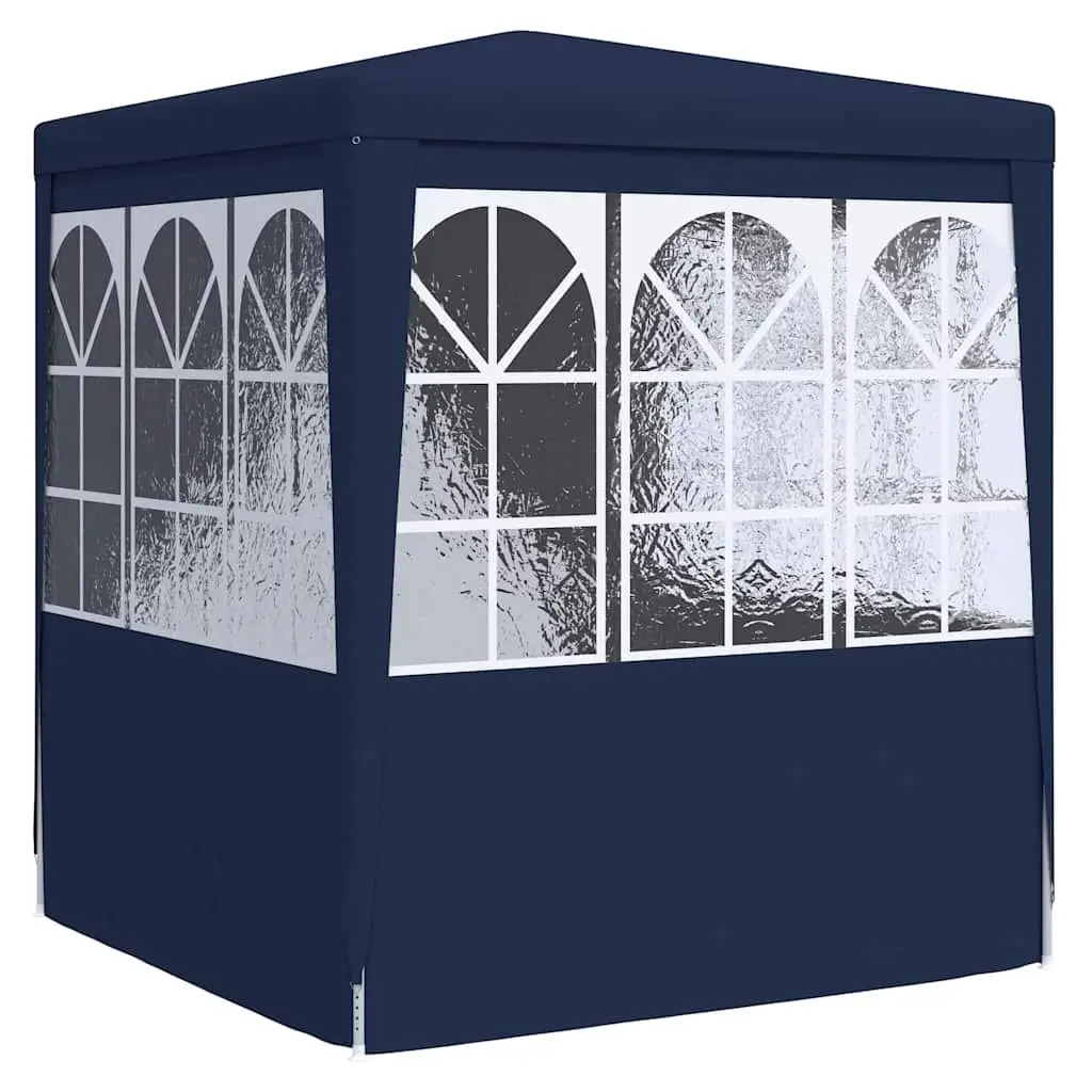 2.5x2.5m Party Tent with Blue Canopy
