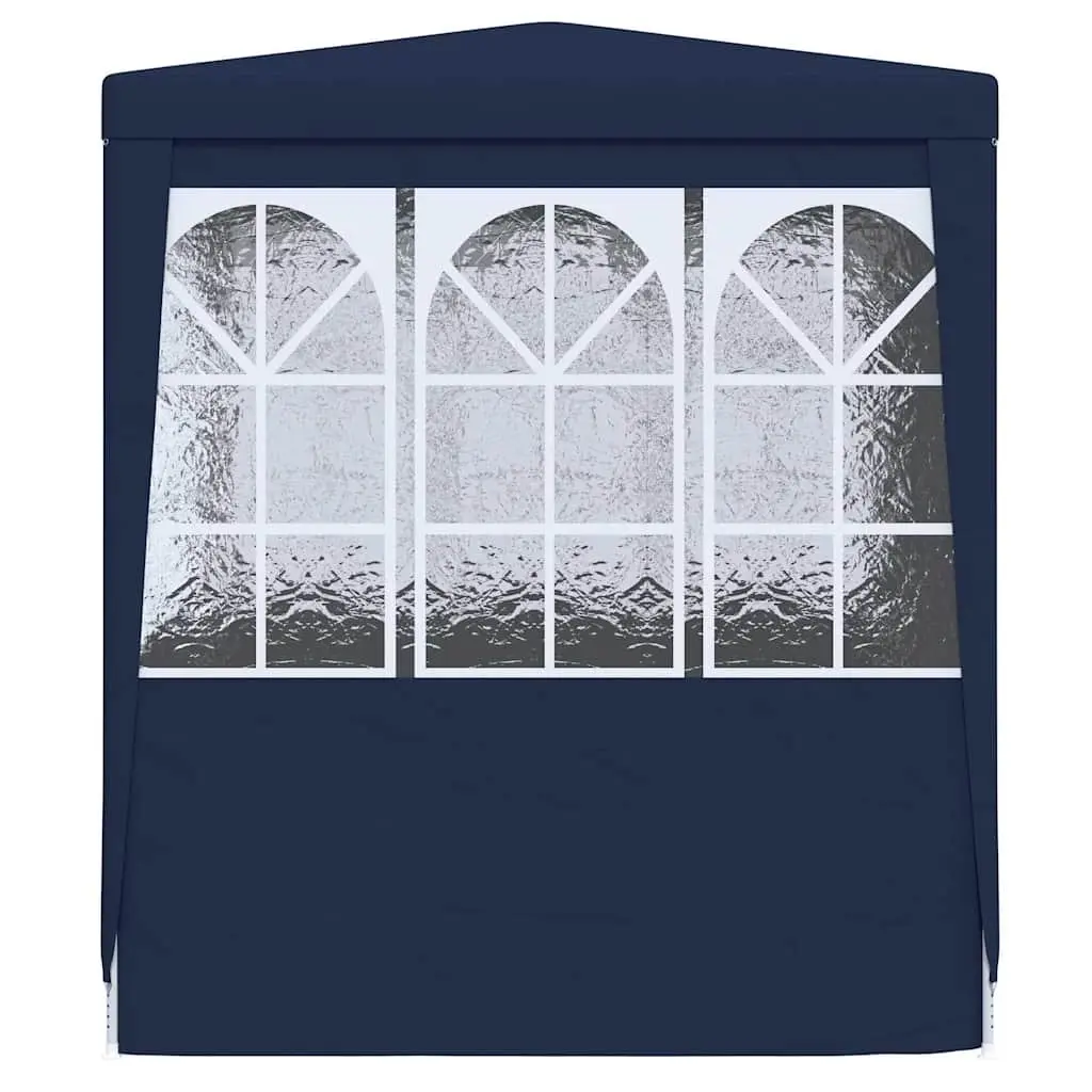 2.5x2.5m Party Tent with Blue Canopy