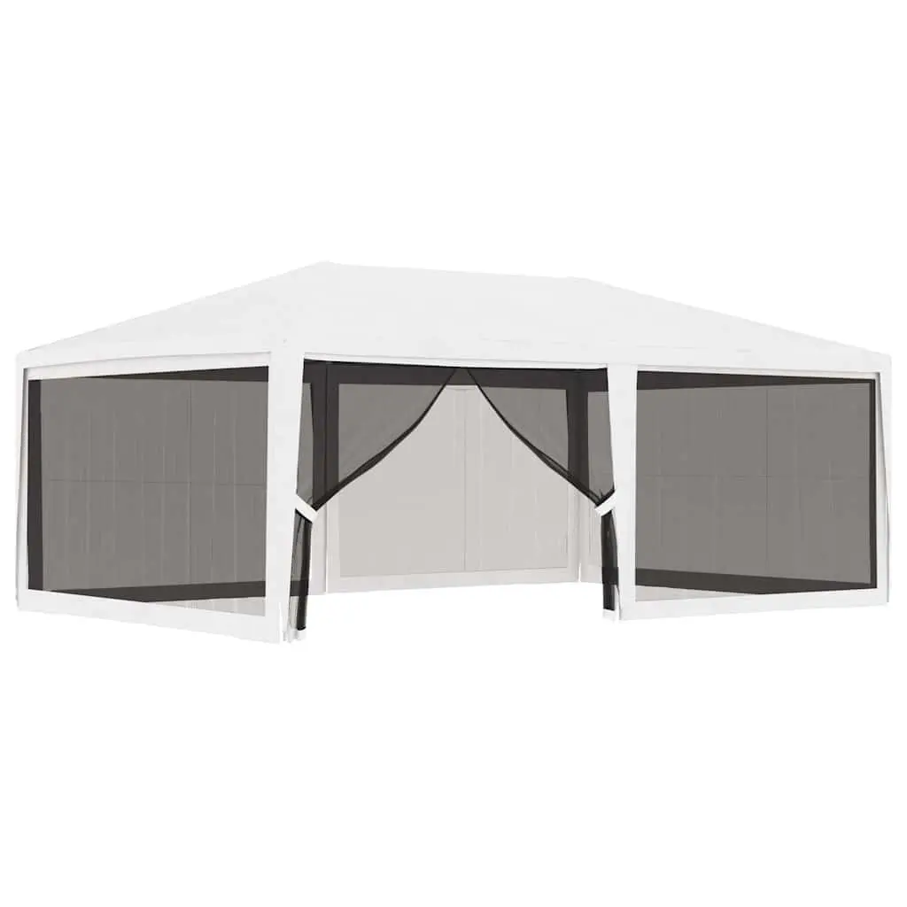 Party Tent Iron 4x6m White Outdoor Gazebo Canopy