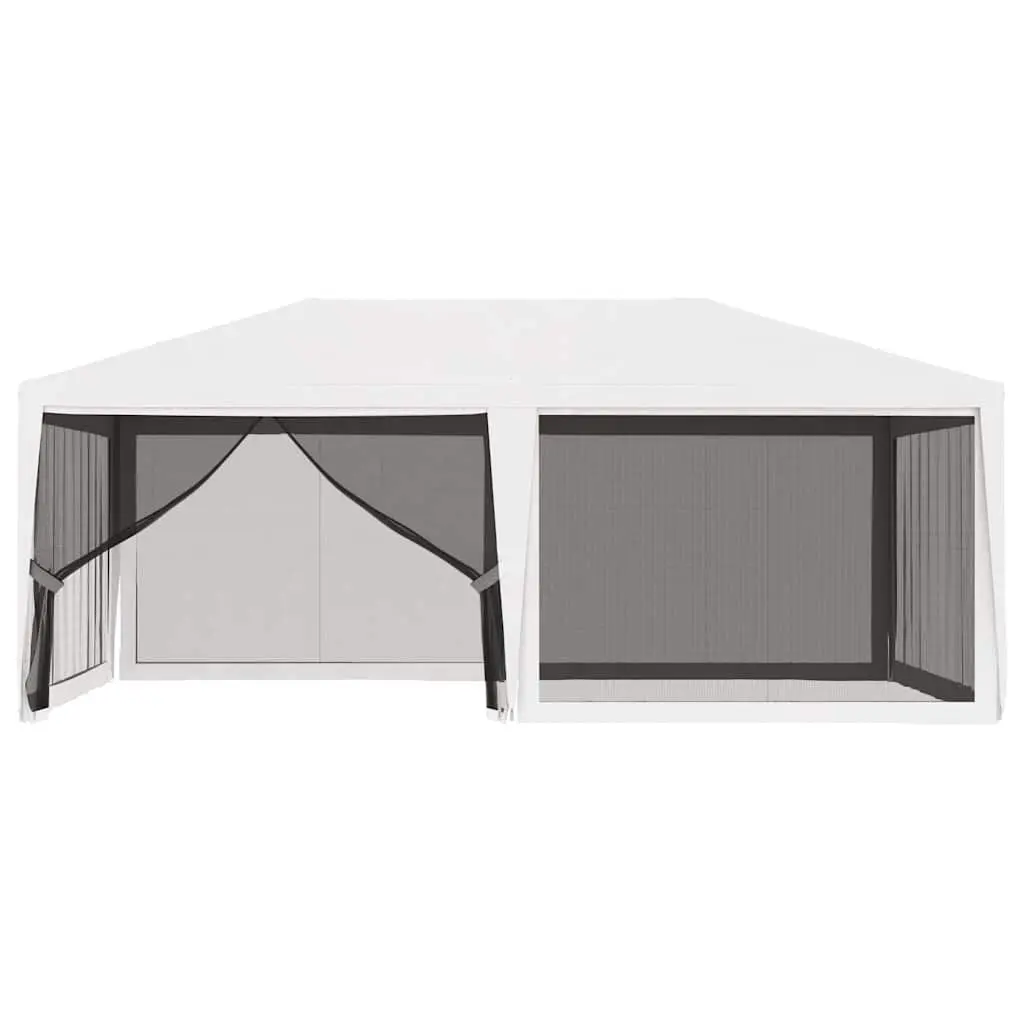 Party Tent Iron 4x6m White Outdoor Gazebo Canopy