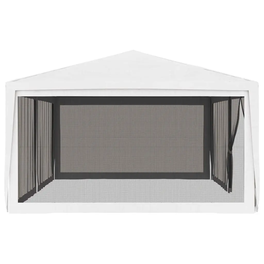 Party Tent Iron 4x6m White Outdoor Gazebo Canopy