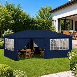 Durable 4x6m Party Tent with Side Walls for Garden Use
