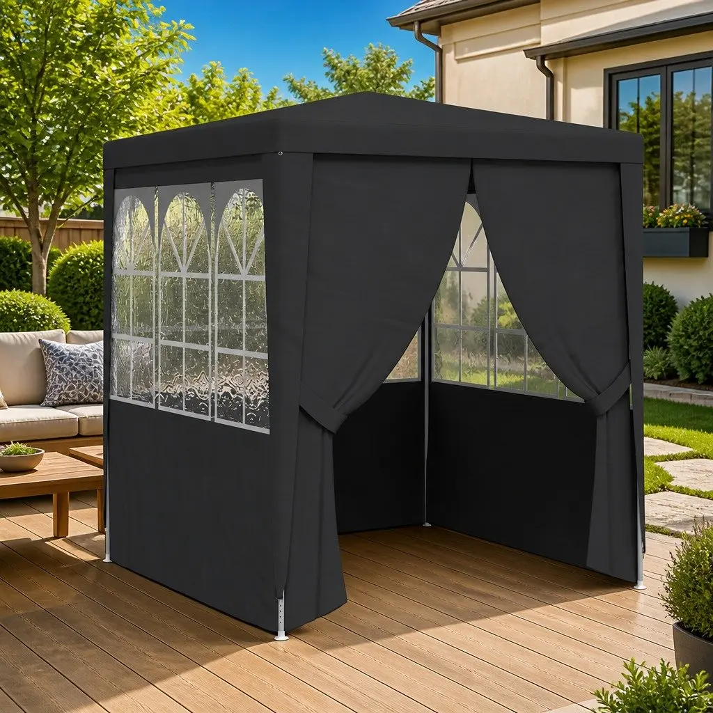 Party Tent Polyethylene 2x2m Anthracite