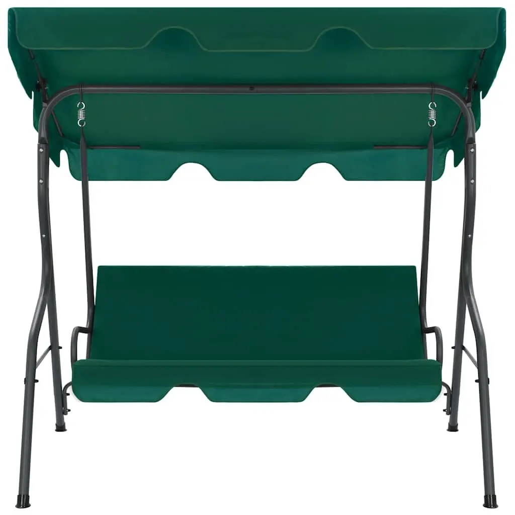 Garden Swing Bench with Protective Canopy
