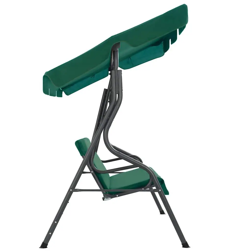 Garden Swing Bench with Protective Canopy