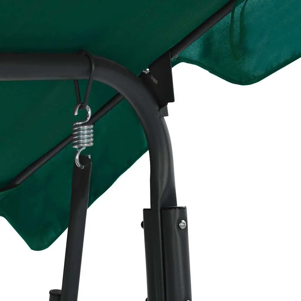 Garden Swing Bench with Protective Canopy