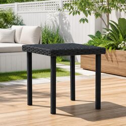 Black Outdoor Tea Table – Stylish Garden Furniture 40x40 cm