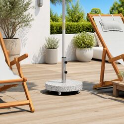 30kg Round Granite Umbrella Base for Outdoor Stability