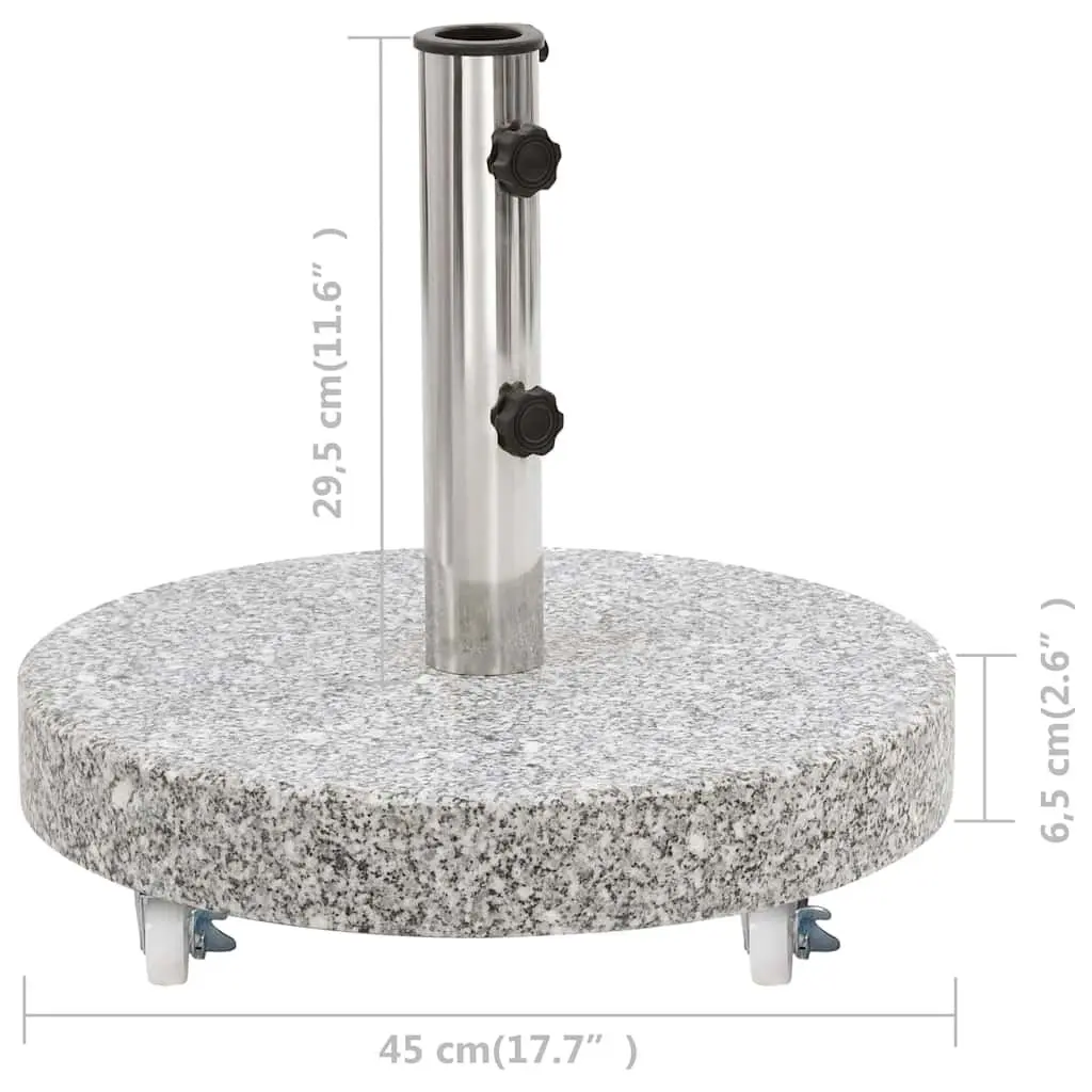30kg Round Granite Umbrella Base for Outdoor Stability