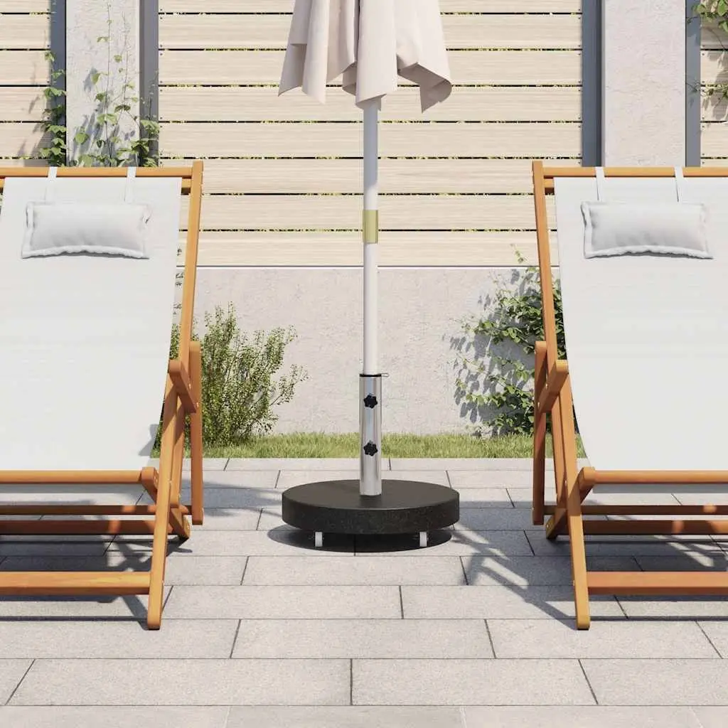 Heavy Duty Black Granite Parasol Base 30kg
