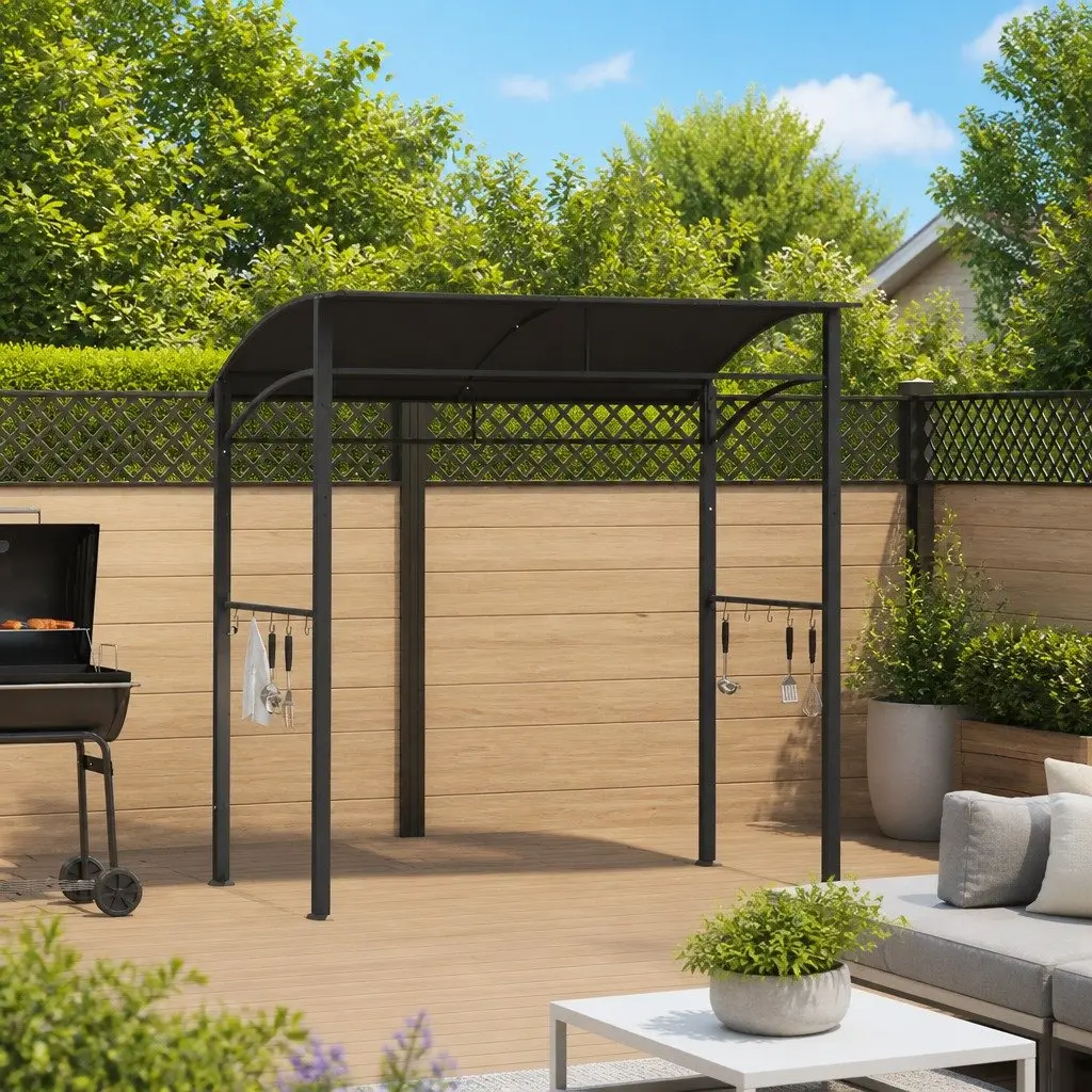 BBQ Gazebo with Weather-Resistant Roof