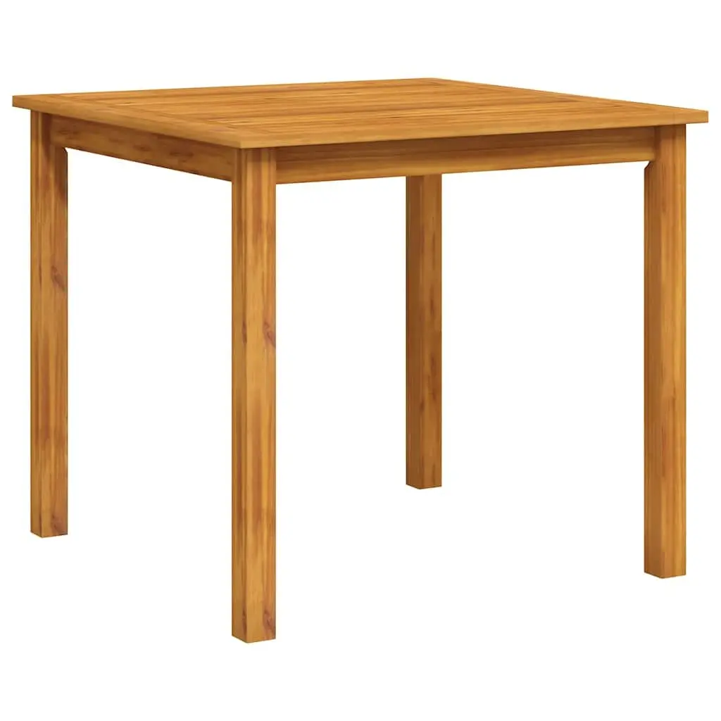 Outdoor Dining Table 85x85cm Garden Patio Furniture Solid Wood Square Design