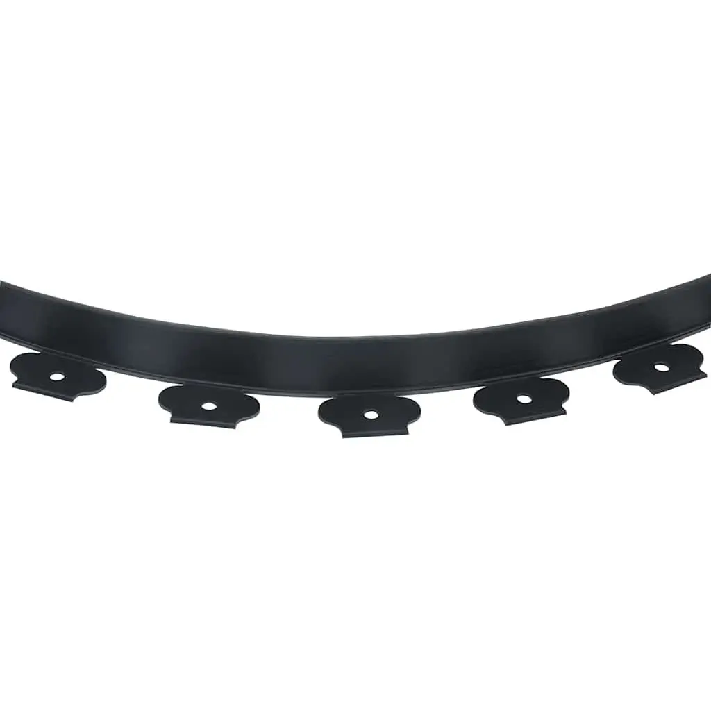 Flexible Black Lawn Edging for Gardens 10m
