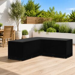 Durable L-Shaped Garden Furniture Cover 250x250x90cm