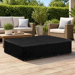 Durable Garden Furniture Cover 250x250x70cm Black