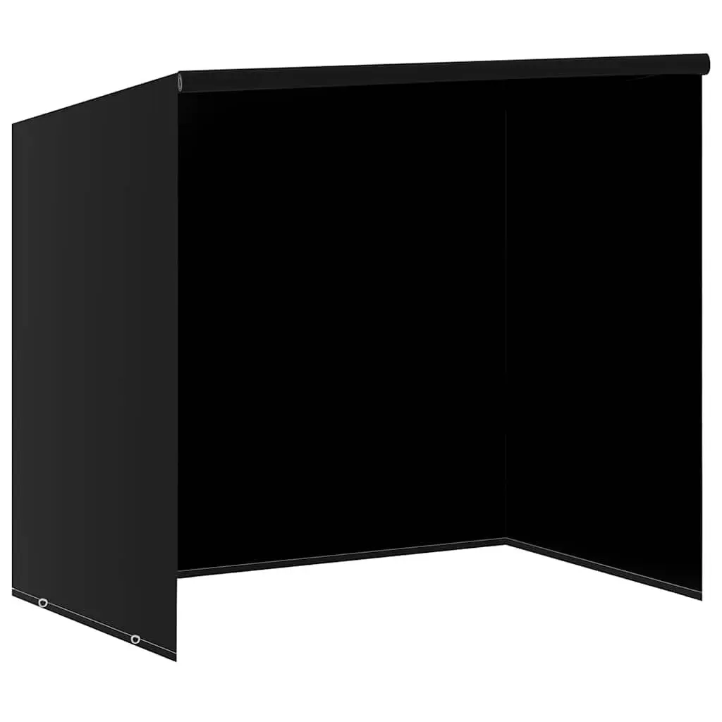 Swing Bench Cover Polyethylene 135x105x175cm Black