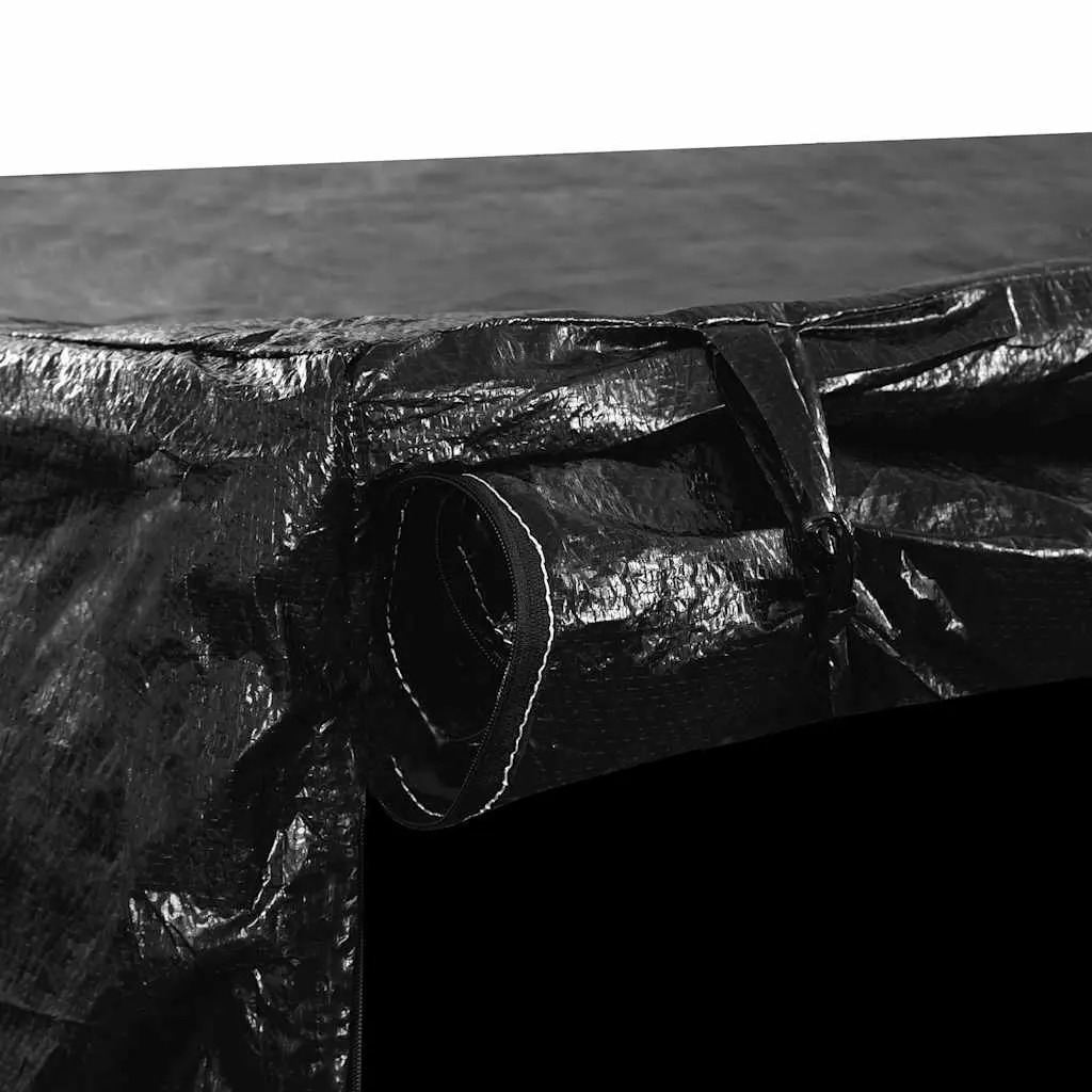 Swing Bench Cover Polyethylene 135x105x175cm Black