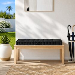 High-Quality Black Cotton Pallet Floor Cushion for Seating